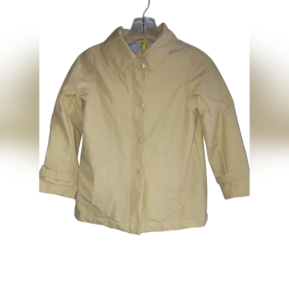 Land's End Kid's Trench Raincoat lined with 3 pockets Unisex - Picture 1 of 12